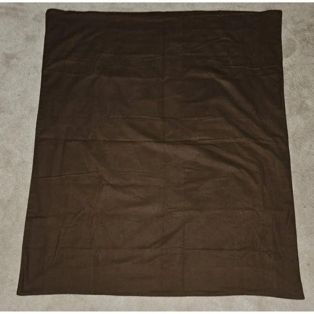 Handmade Baby Blanket Comforter Wall Decor 35x41 Owls In Tree Leaves Blue Brown